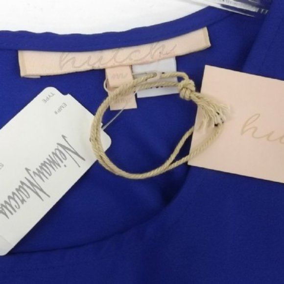 NEIMAN MARCUS HUTCH LWOMEN'S BLUE DRESS SIZE MED - Picture 3 of 4